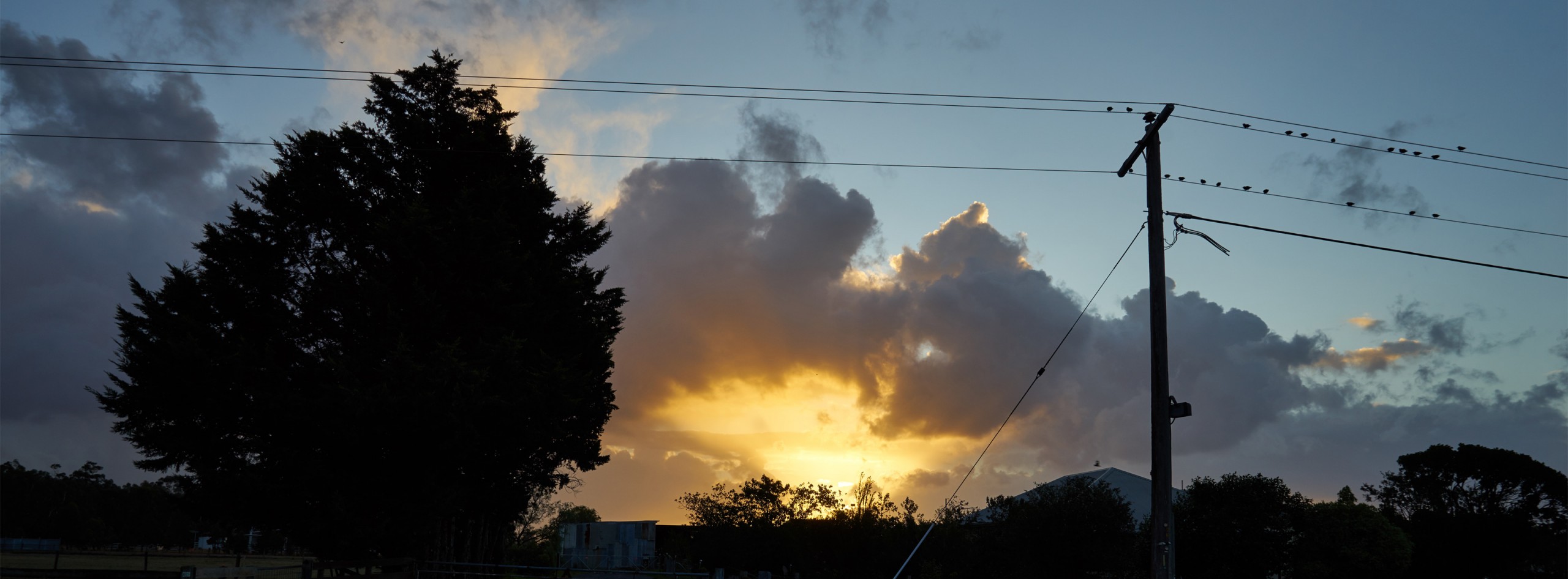 Panoramic sky over Trafalgar